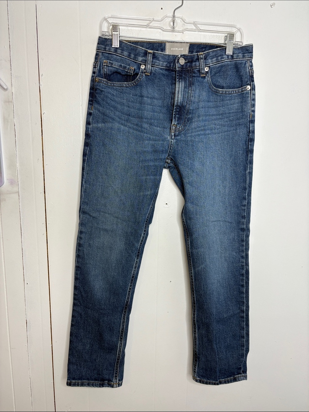 Everlane Jeans Womens 27 Slim Straight Modest Stretch Office Casual Ankle
